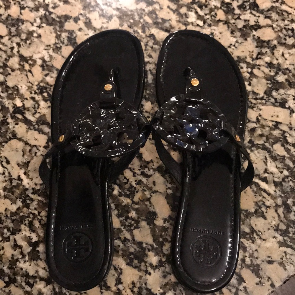 Size 10 patent leather Tory Burch Millers